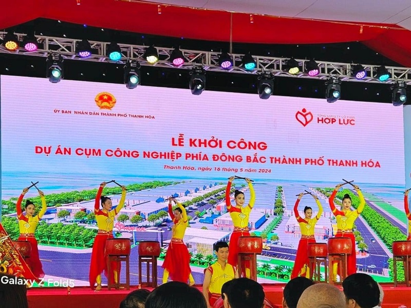lễ khởi công cụm công nghiệp phía đông bắc thành phố thanh hóa